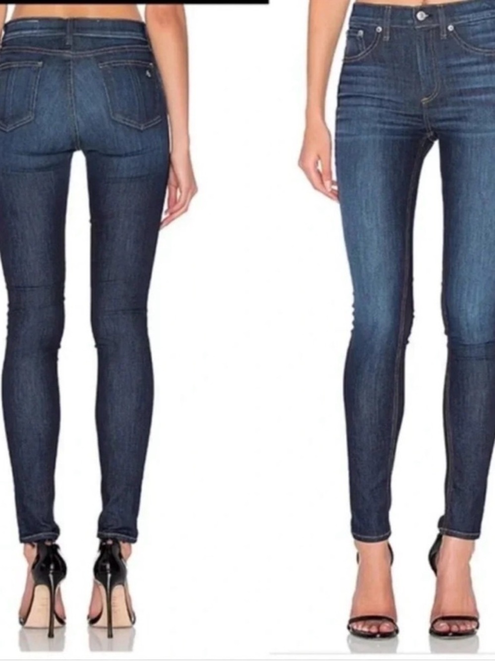 Rag & Bone Dark Blue Skinny High Rise Jeans Womens size 30